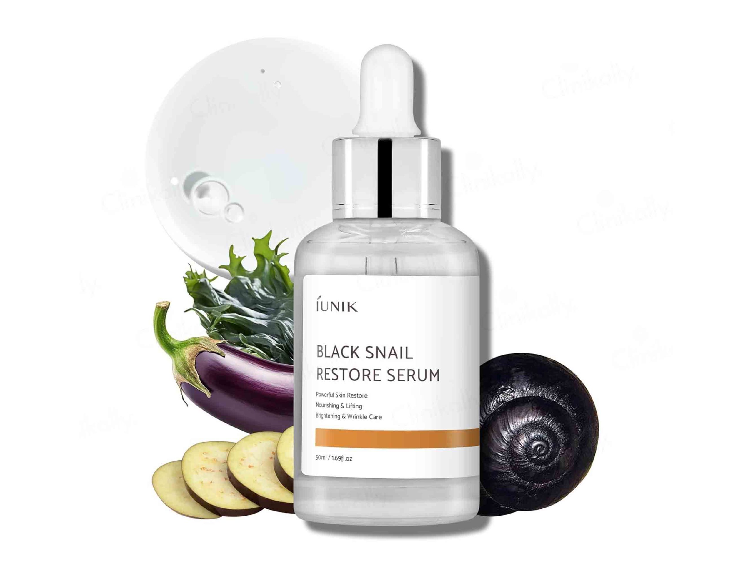 iUNIK Black Snail Restore Serum: Serum Perbaiki Kulit dengan Kekuatan Ekstrak Siput